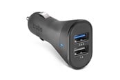Mobil - Adaptere & Opladere - SBS 12W biloplader - Sort - TECR2USB24AFAST