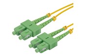 Netværkskabel - Deltaco network cable - 1 m - yellow - Gul - 1m - SCSC-1-DAA