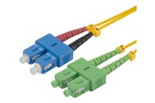 Netværkskabel - Deltaco patch cable - 1 m - yellow - Gul - 1m - SCSC-1-DUA