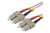 Netværkskabel - Deltaco patch cable - 1.5 m - pink - Pink - 1m - SCSC-15-OM4