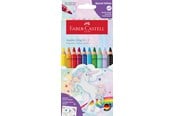 Skrive- og Tegneværktøjer - Faber-Castell Jumbo Grip unicorn+stickers 8+2 sparkle - 110923