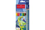 Skrive- og Tegneværktøjer - Faber-Castell Dino Slots farveblyant 10+3 metallic - 111213