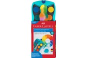 Skrive- og Tegneværktøjer - Faber-Castell Dækfarver connector 12 farver Turkis - 125003