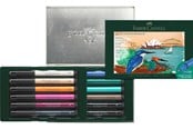 Skrive- og Tegneværktøjer - Faber-Castell Pitt Artist Pen tin set Sydney, 12 ass - 267138