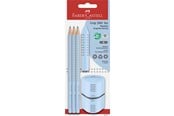 Skrive- og Tegneværktøjer - Faber-Castell Grip 2001 B trio Sky blue BC - 580074