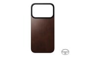 Mobil - Covers & Cases - Nomad - Magnetic Leather Back - iPhone 17 Pro | Rustic Brown | Horween | MagSafe - NM014407858