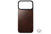 Mobil - Covers & Cases - Nomad - Magnetic Leather Back - iPhone 17 Pro Max | Rustic Brown | Horween | Mag - NM014384858