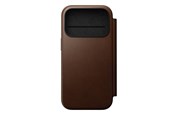 Mobil - Covers & Cases - Nomad - Modern Leather Folio - iPhone 17 Pro | Brown |  Leather - NM014186858