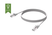 Netværkskabel - Vision Techconnect - network cable - 50 cm - white - Hvid - 0.5m - TC 0.5MCAT6