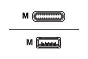 USB kabel - Huddly - USB cable - USB Type A to 24 pin USB-C - 1.15 m - 7090043790351