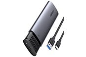 Harddisk - tilbehør - UGREEN storage drive enclosure SSD enclosure Black Grey M.2 - 10903