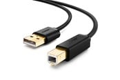 USB kabel - UGREEN USB cable USB 2.0 1.5 m USB A USB B Black - 10350