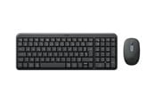 Tastatur - Logitech MK250 - keyboard and mouse set - AZERTY - French - graphite Input Device - Tastatur & Mus sæt - Fransk - Sort - 920-013549