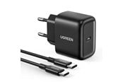 Mobil - Adaptere & Opladere - UGREEN 25 W USB-C fast charger with 2M USB-C charging cable - 50581