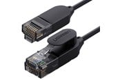 Netværkskabel - UGREEN cable internet network cable Ethernet patchcord RJ45 Cat 6A UTP 1000Mbps 3m black (70653) - Grå - 3m - 70653