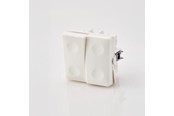 Afbrydermateriel - Foss Europe FESH SWITCH Curveline Afbryder Dobbelt Korrespondanc. 1,0 - Hvid - 104113