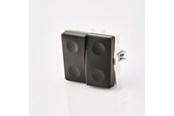 Afbrydermateriel - Foss Europe FESH SWITCH Curveline Afbryder Krone 1,0 - Koksgrå - 104211