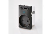 Afbrydermateriel - Foss Europe FESH SWITCH Curveline Stikudtag 2 x USB 1,5 m/j - Koksgrå - 104203