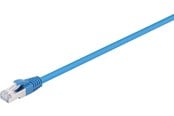 Netværkskabel - Fuj:tech CAT6A S/FTP network cable 10 m blue - Blå - 10 meter - 902779