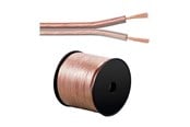 Audio kabel - Pro speaker cable 2x4mm 100.0m transparent on a reel - 98400T