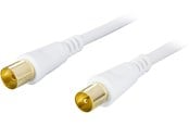 Antennekabel/stik - Pro antenna cable 2 m white - AN-102