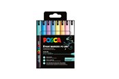 Skrive- og Tegneværktøjer - POSCA Marker sæt Soft Colors PC-1MR 8 ass. - 401673