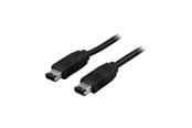 USB kabel - InLine firewire cable 6-PIN male - 6-PIN male 4.5 m black - FW-4