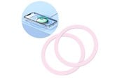 Mobil - Covers & Cases - Joyroom set of metal magnetic rings for smartphone 2 pcs. pink (JR-Mag-M3) - JR-Mag-M3-2pcs-pink