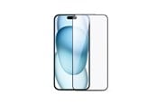 Mobil - Beskyttelsesglas - Joyroom JR-MLG0286 2.5D Anti-Blue Light + Dustproof Tempered Glass with Black Frame for iPhone 15 Plus/16 Plus - JR-MLG0286