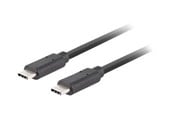 USB kabel - Lanberg - USB-C cable - 24 pin USB-C to 24 pin USB-C - 50 cm - CA-CMCM-32CU-0005-BK