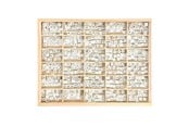 Hobby artikler - Creativ Company - Wooden Letter Beads White A-Z 750 pcs. - 68982