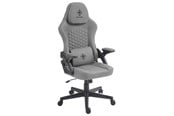 Gamer Stol - Deltaco DC130 Gaming Gamer Stol - Grå - Stof - GAM-180-LG