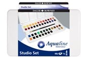 Kreativitet & Hobbyartikler - Daler-Rowney Aquafine Watercolour Studio Set 48 col - 16-131900201
