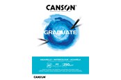 Kreativitet & Hobbyartikler - Canson Graduate Watercolour Pad A5 250G 20 SH - 17-400110373