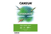 Kreativitet & Hobbyartikler - Canson Graduate White Drawing Pad A4 160G 30 SH - 17-400110365