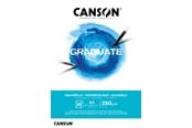 Kreativitet & Hobbyartikler - Canson Graduate Watercolour Pad A4 250G 20 SH - 17-400110374