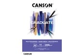 Kreativitet & Hobbyartikler - Canson Graduate Mixed Media Pad A3 200G 20 SH - 17-400110378