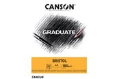 Kreativitet & Hobbyartikler - Canson Graduate Bristol A3 180G Pad 20 SH - 17-400110384