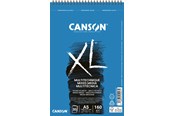 Kreativitet & Hobbyartikler - Canson XL Mixed Media Spiral A5 160G 30 SH - 17-31078A035