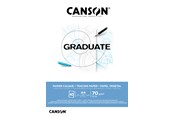 Kreativitet & Hobbyartikler - Canson Graduate Tracing Paper Pad Satin A4 70G 40 SH - 17-31250P020