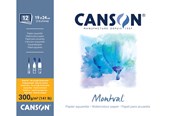 Kreativitet & Hobbyartikler - Canson Montval CP 19x24 cm 300G Block 12 SH - 17-200006533