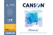 Kreativitet & Hobbyartikler - Canson Montval CP 24x32 cm 300G Block 12 SH - 17-200006544