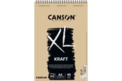 Kreativitet & Hobbyartikler - Canson XL Kraft LD A4 90G Spiral 60 SH - 17-400039141