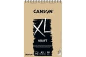 Kreativitet & Hobbyartikler - Canson XL Kraft LD A3 90G Spiral 60 SH - 17-400039142
