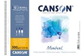 Kreativitet & Hobbyartikler - Canson Montval CP 32x41 cm 300G Spiral Pad 12 SH - 17-200807166
