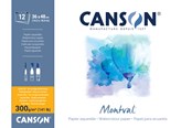 Kreativitet & Hobbyartikler - Canson Montval CP 36x48 cm 300G Pad 12 SH - 17-200807321