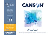 Kreativitet & Hobbyartikler - Canson Montval CP 24x32 cm 200G Pad 100 SH - 17-200807353