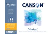Kreativitet & Hobbyartikler - Canson Montval CP 32x41 cm 200G Pad 40 SH - 17-200807359