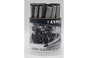 Kreativitet & Hobbyartikler - Lyra Crayon Graphite Pot 24 pcs 8x 2B 8x 6B 8x 9B - 1-5623240