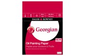 Kreativitet & Hobbyartikler - Daler-Rowney Georgian Oil Paper Pads 12 Sheets 290G 16x12" - 16-403612200